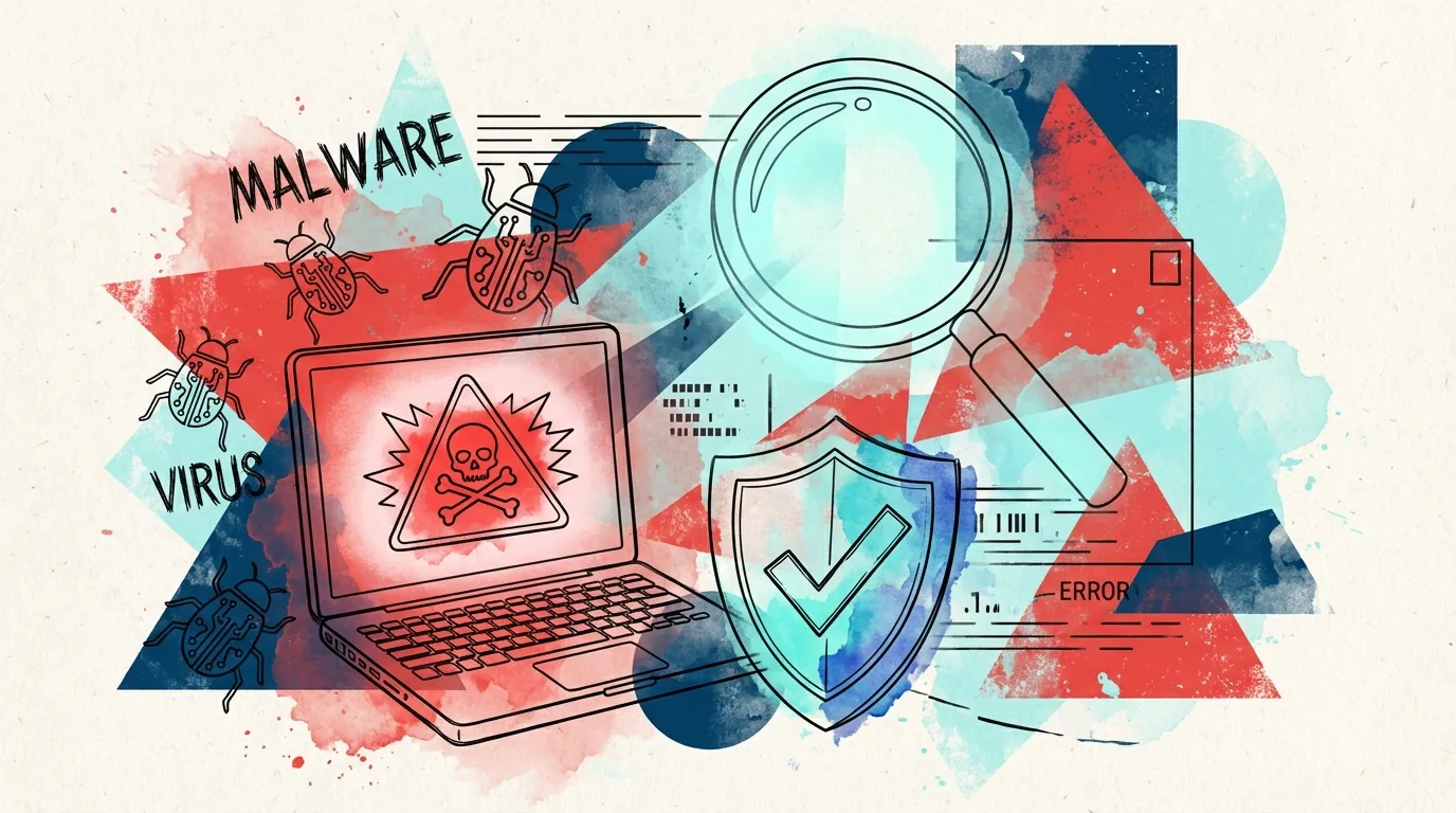 Verschiedene Arten von Malware: Viren, Trojaner, Ransomware und Spyware